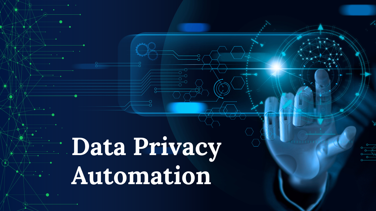 showing data privacy automation through technology