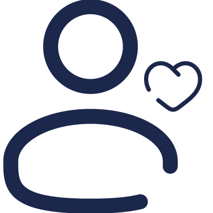 User With Heart Icon